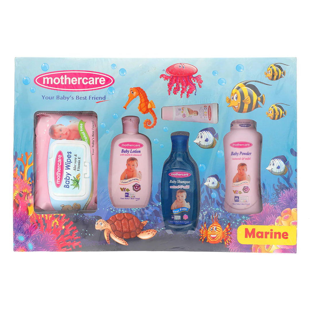 Glorifly Mothercare Marine Gift Bag – Premium Baby Gift Packaging for Newborn Essentials & Baby Shower Presents