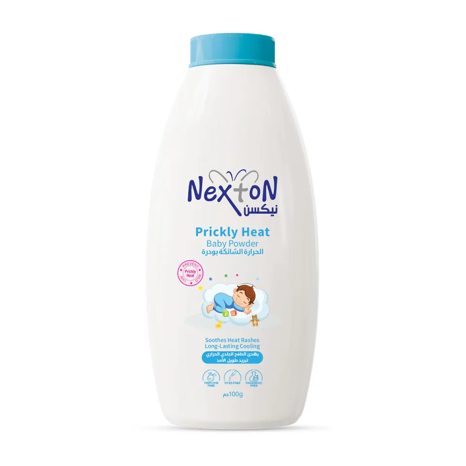 Glorifly Nexton Baby Prickly Heat Powder – Gentle Cooling & Soothing Rash Relief for Babies