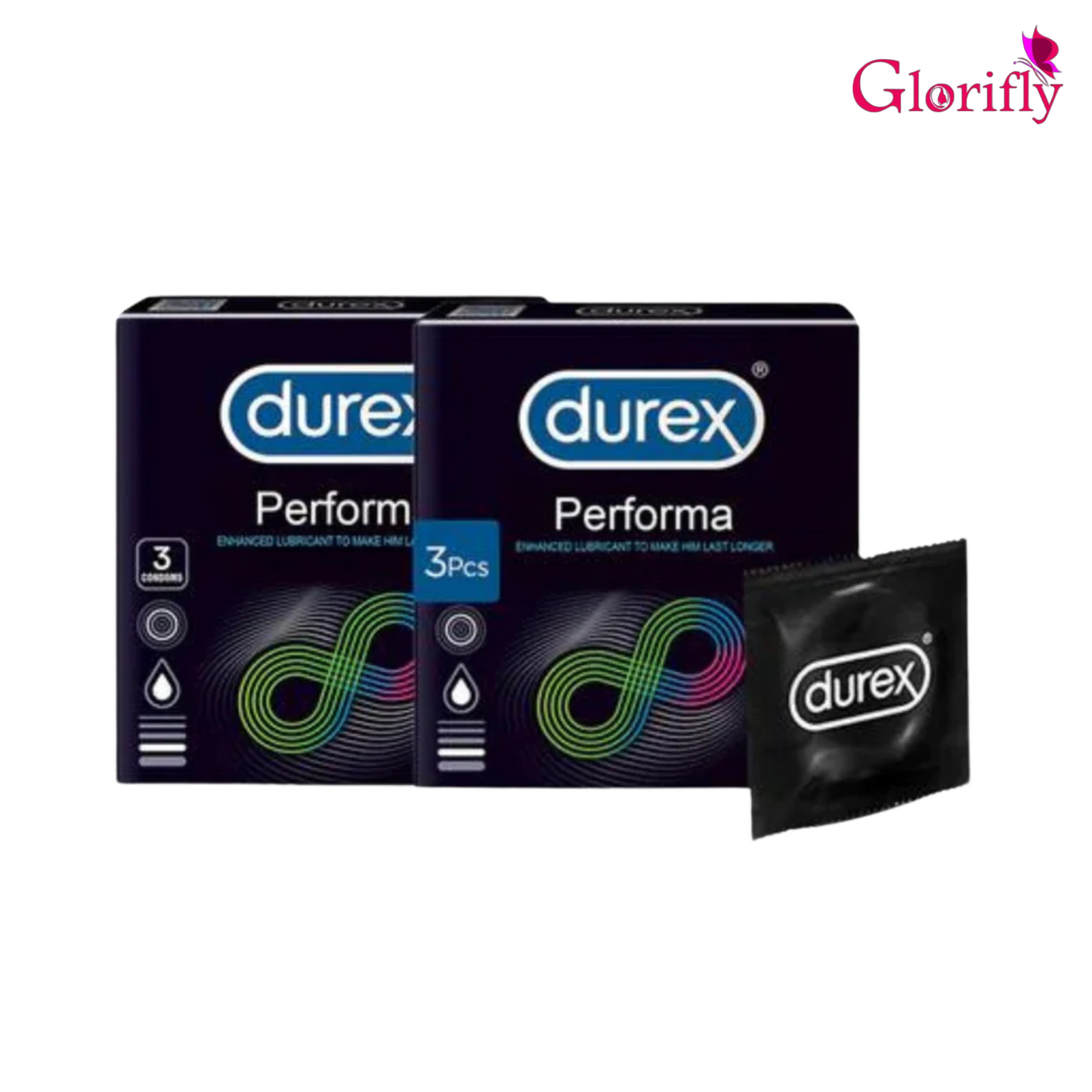 Bundle - Pack of 2 Durex - Condoms 3S Performa.