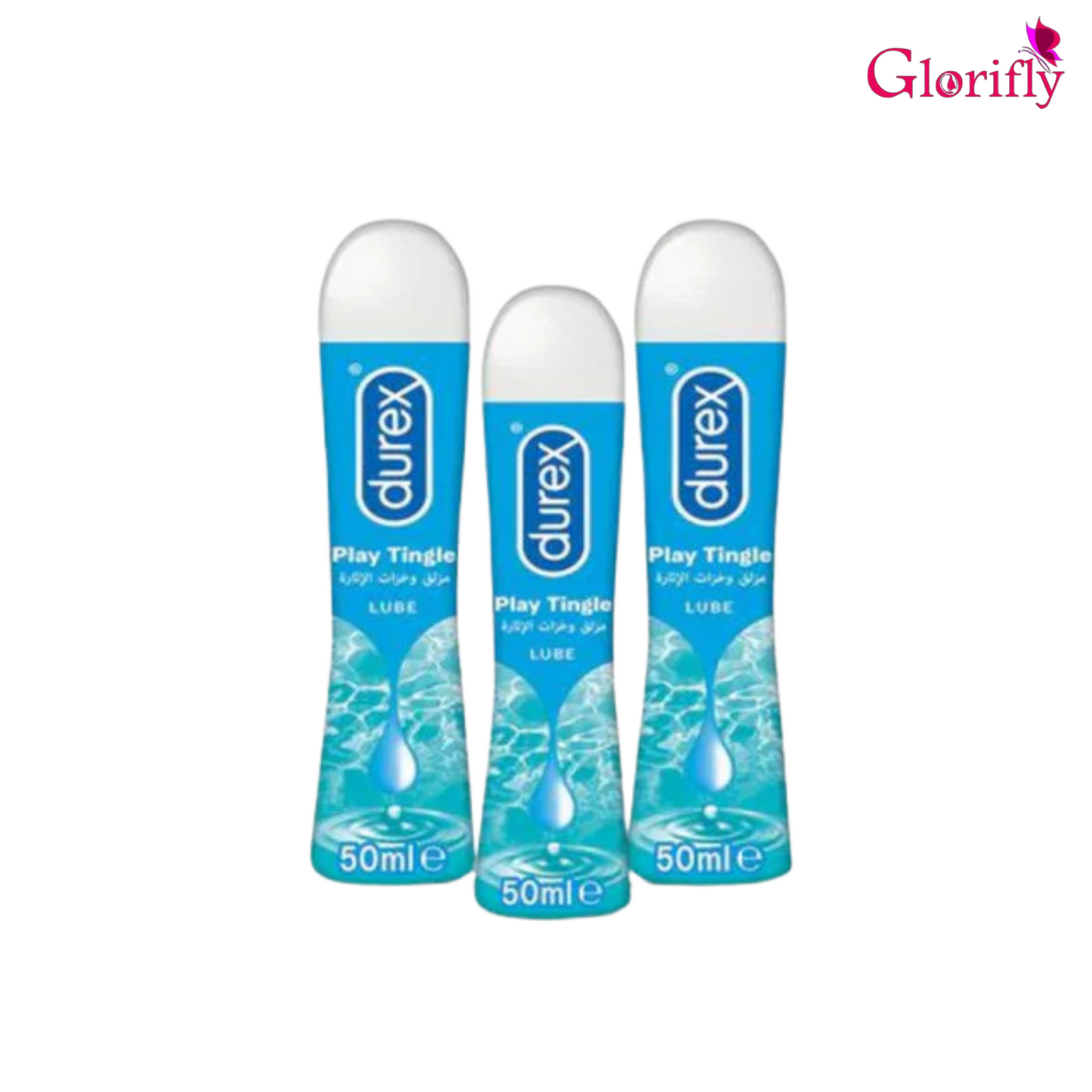 Bundle - Pack of 3 - Durex Play Tingle Lubricant 50ML.
