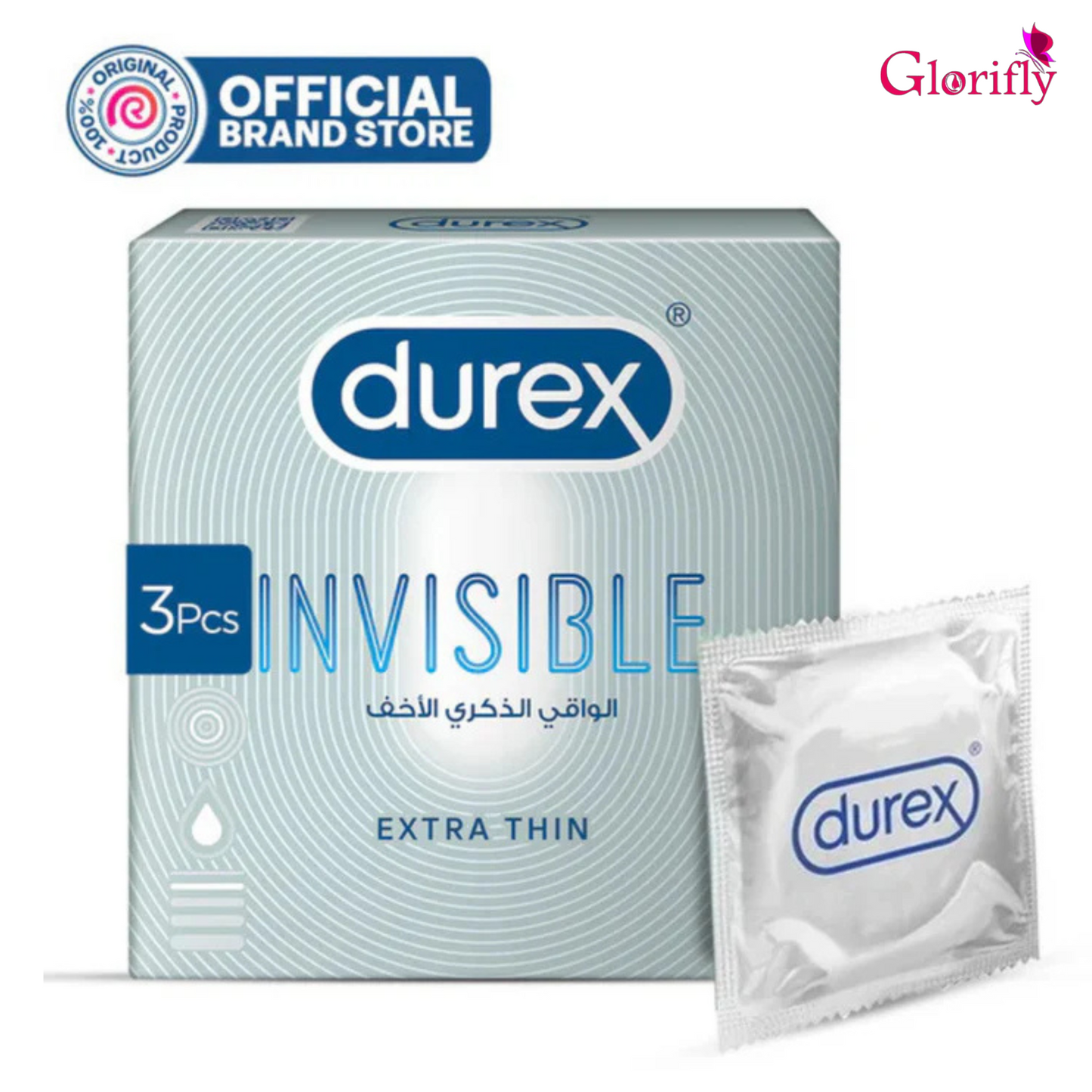 Durex Condom Invisible 3'S.