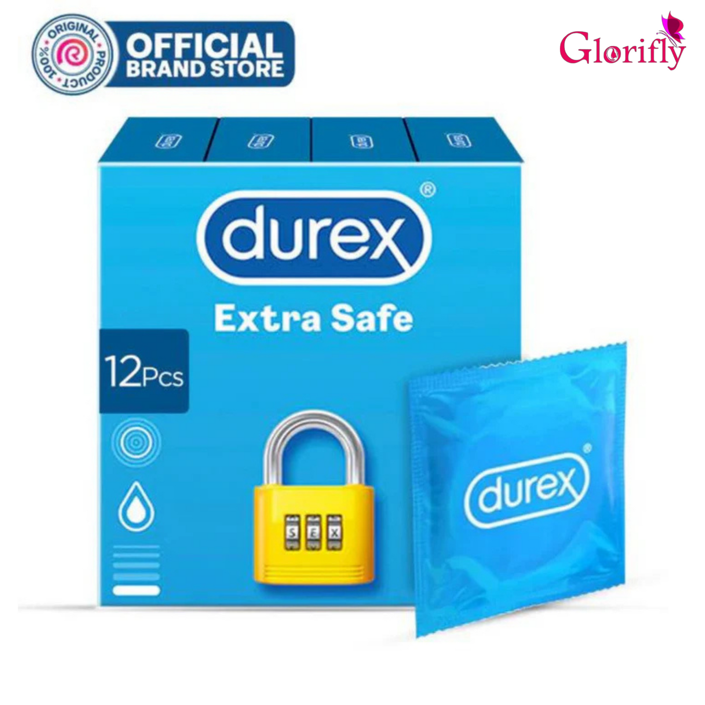 Durex Extra Safe Condoms 12s.