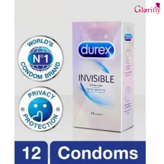 Durex Invisible Condoms Pack of 12s.