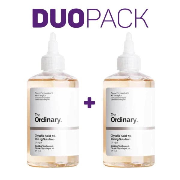 2 X The Ordinary Glycolic Acid 7% Toning Solution - 240ML.
