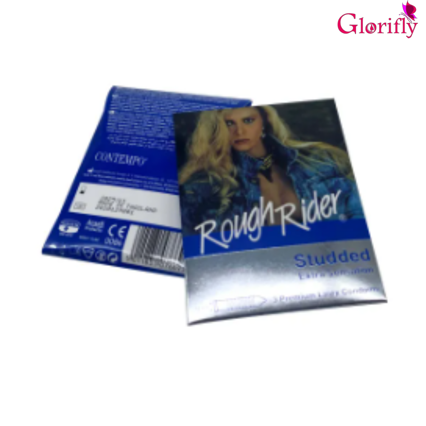 Rough Rider Studded & Latex Condoms - Pack Of 12.