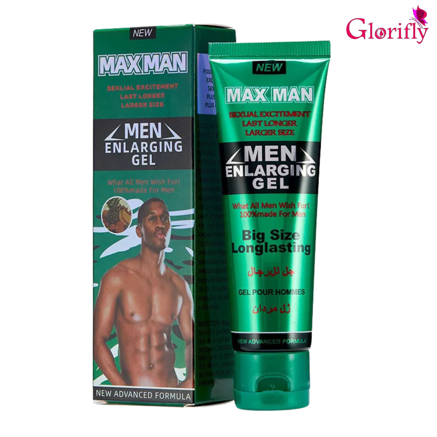 Maxman Sexual Excitement Last Longer Larger Size Gel - Green.