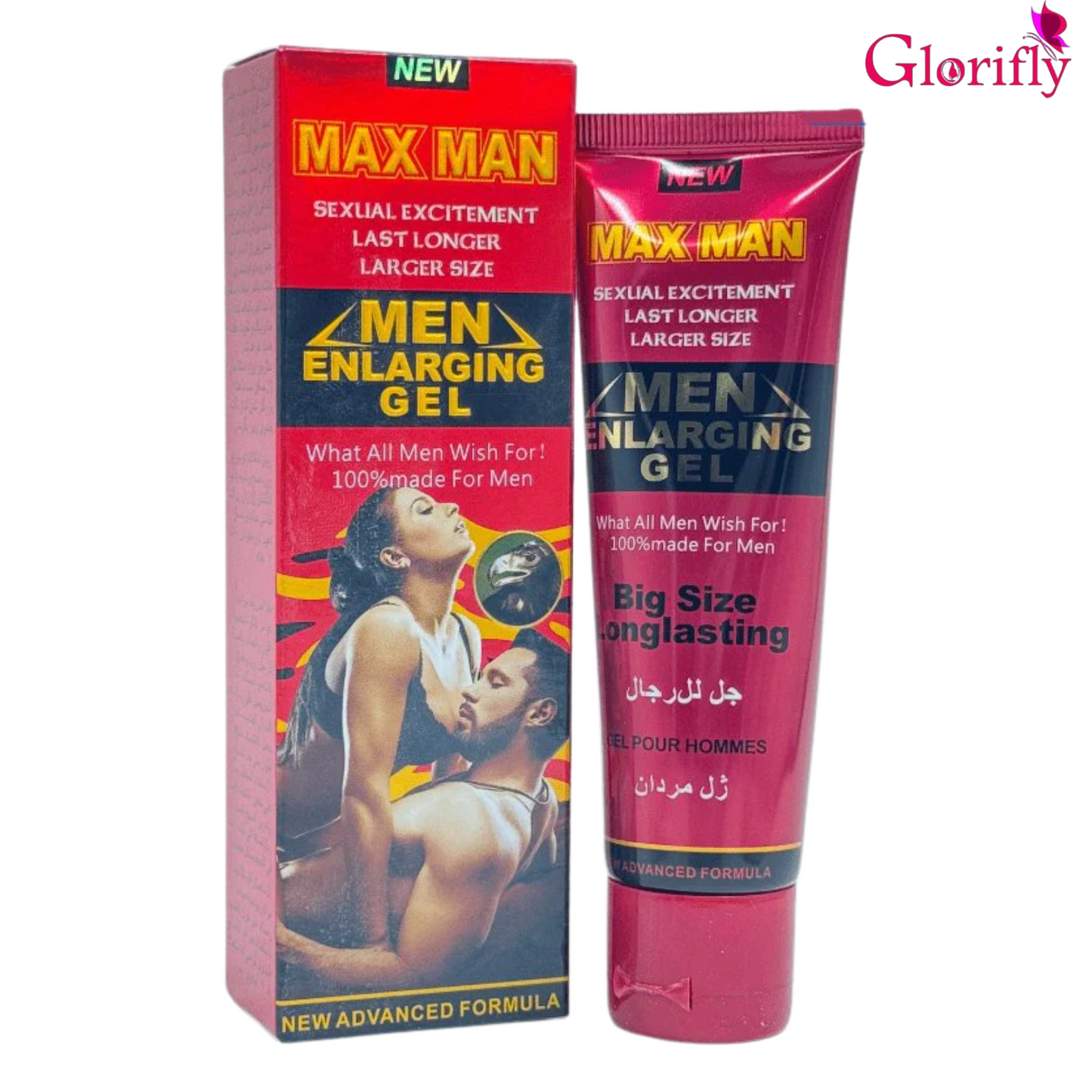 Maxman Sexual Excitement Last Longer Larger Size Gel - Red.