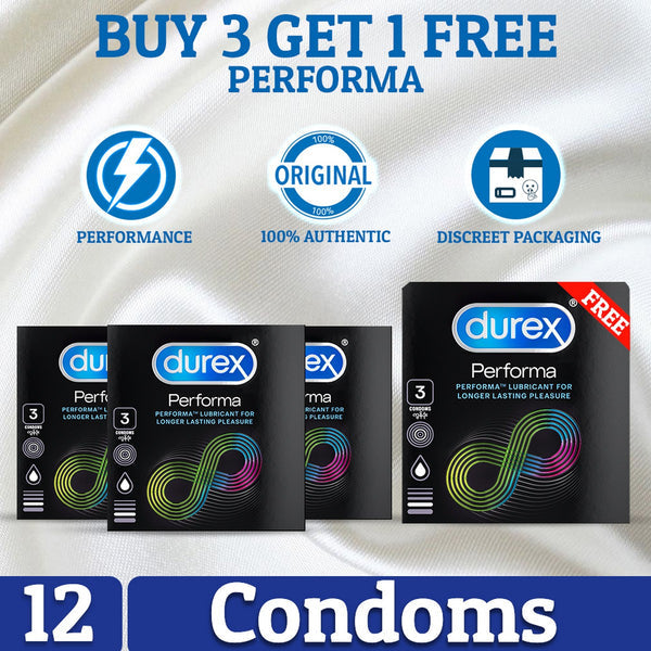 Durex Performa Condoms Pack of 3 (3+1).