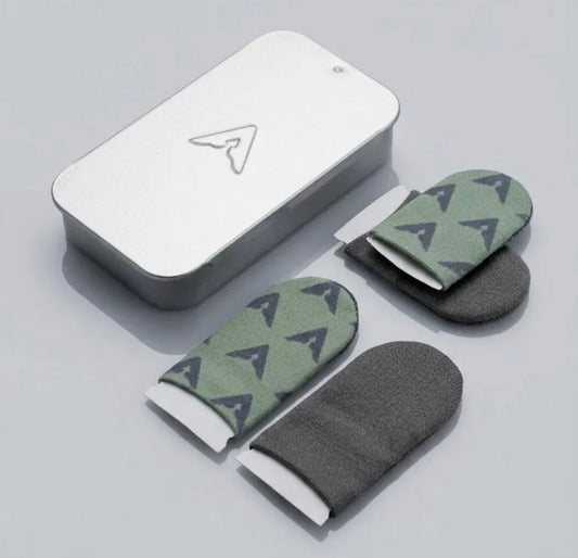 Piva Metal Sleeves for Mobile Gaming | Finger Sleeves Anti-Sweat Touch Control for PUBG, Free Fire & COD Mobile.