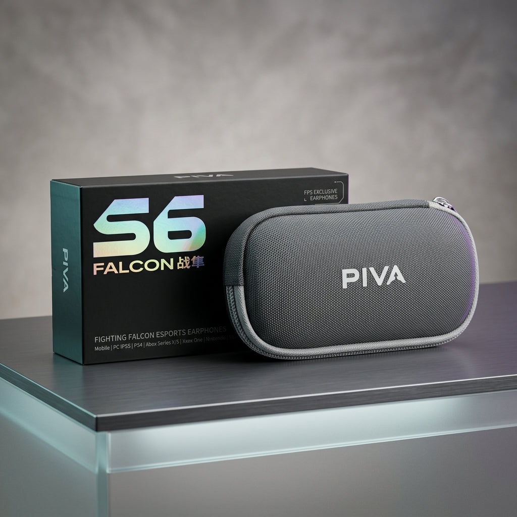 Piva S6 Falcon Wired Gaming Earphone Type-c Jack for PUBG, COD Mobile & PC