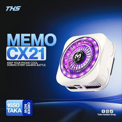 MEMO CX21 Gaming Cooling Fan for Mobile Phones – Fast Cooling
