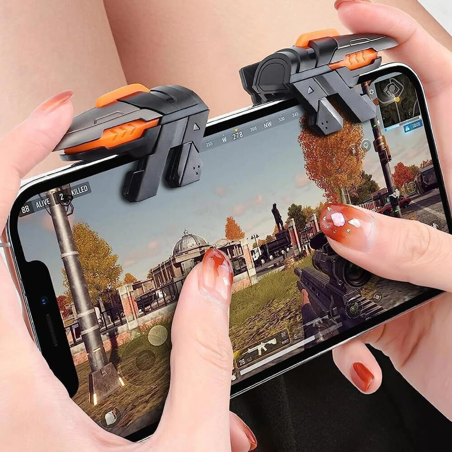 AK06 Mobile Gaming Trigger | L1 R1 PUBG & Free Fire Shooter Controller for Android & iPhone