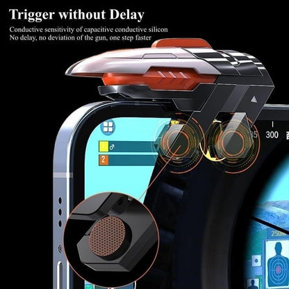 AK06 Mobile Gaming Trigger | L1 R1 PUBG & Free Fire Shooter Controller for Android & iPhone