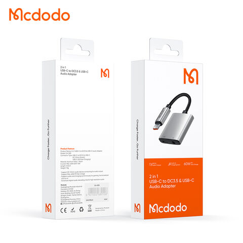 Mcdodo 2 in 1 Type C Audio & Charging Connector for Android.