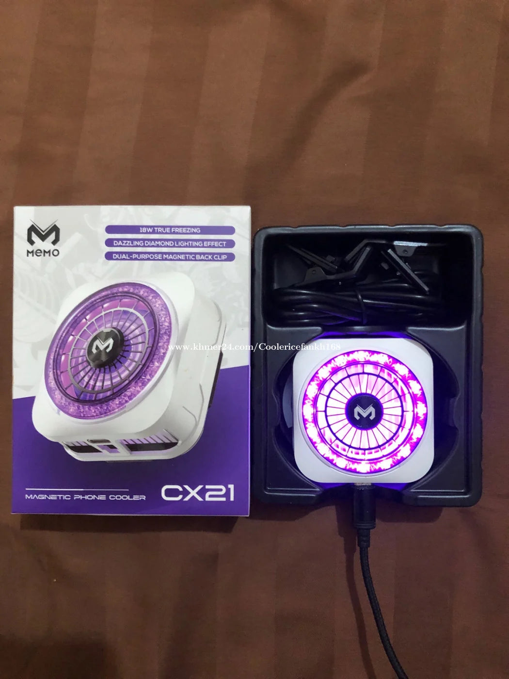 MEMO CX21 Gaming Cooling Fan for Mobile Phones – Fast Cooling