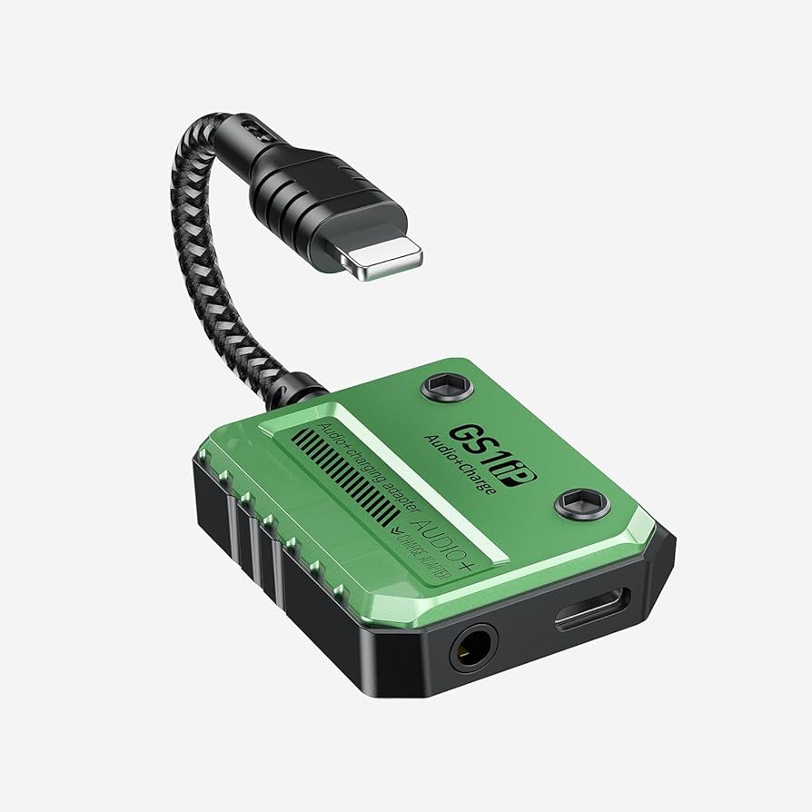 Plaxton 2 in 1 Lightning Audio & Charging Connector for Android