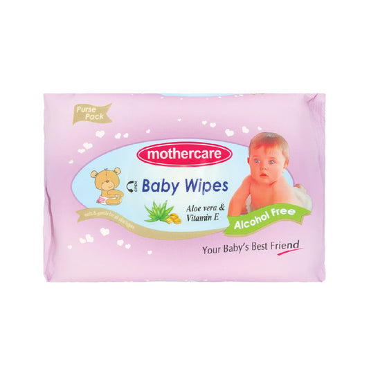 Glorifly Mothercare Pink Baby Wipes Purse Pack – Soft & Safe On-the-Go Baby Care