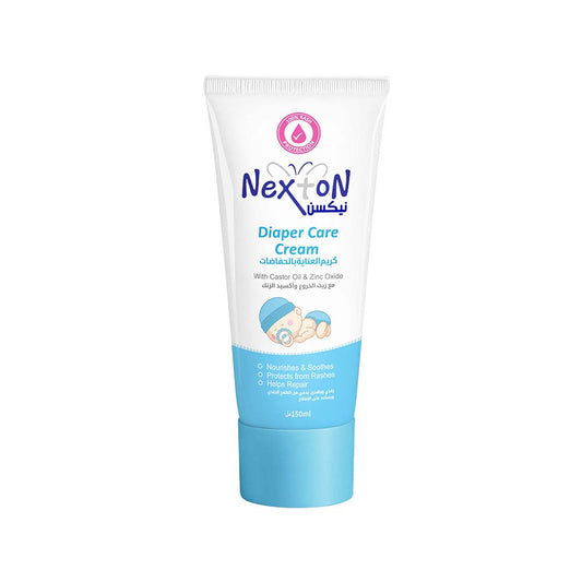 Tube of Nexton Diaper Care Cream on a white background

