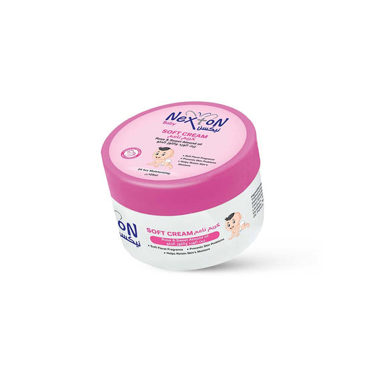 Glorifly Nexton Baby Soft Cream with Rose & Sweet Almond Oil – Gentle Moisturizing for Sensitive Skin