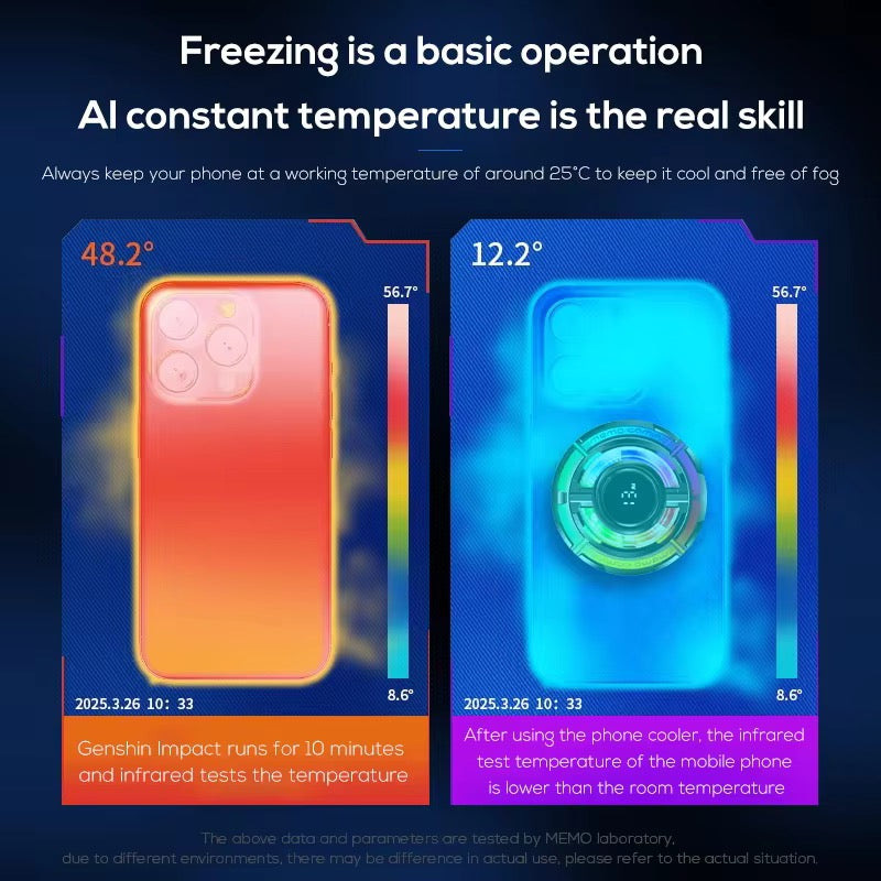 MEMO CX15 RGB Phone Cooler Mobile Radiator for Gaming