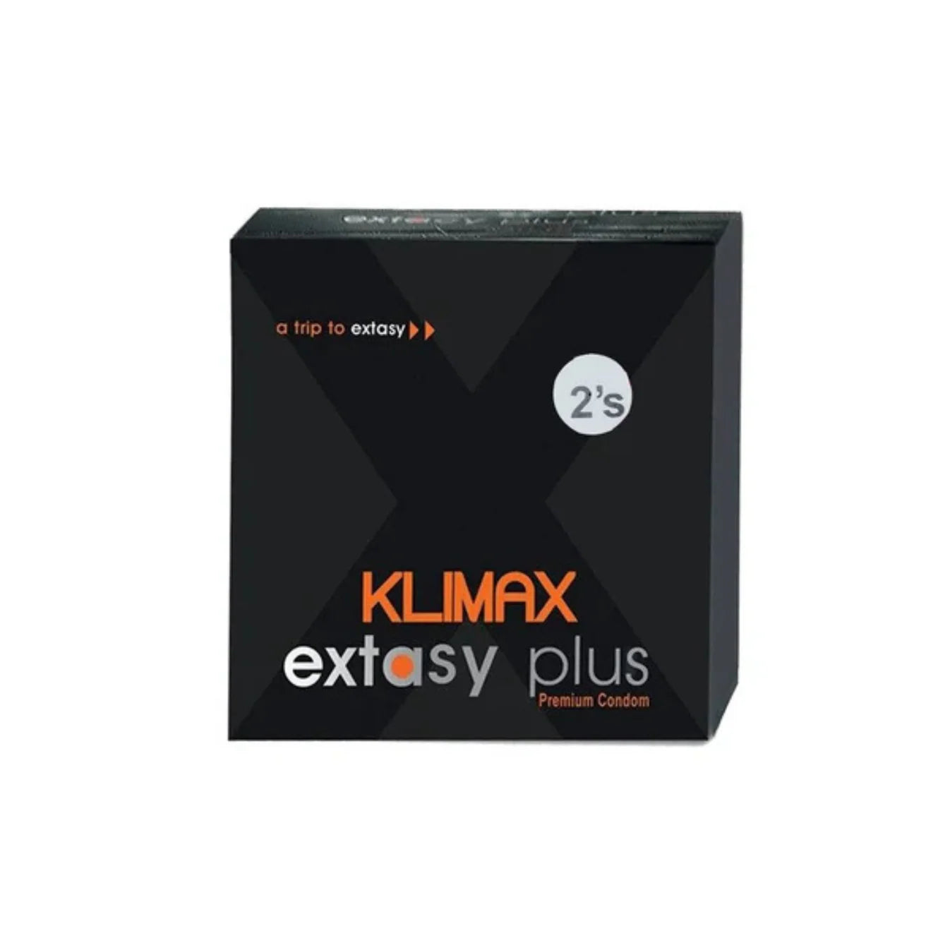Klimax Extasy Plus Condoms – 2-Pack for Enhanced Pleasure and Ultimate Protection.