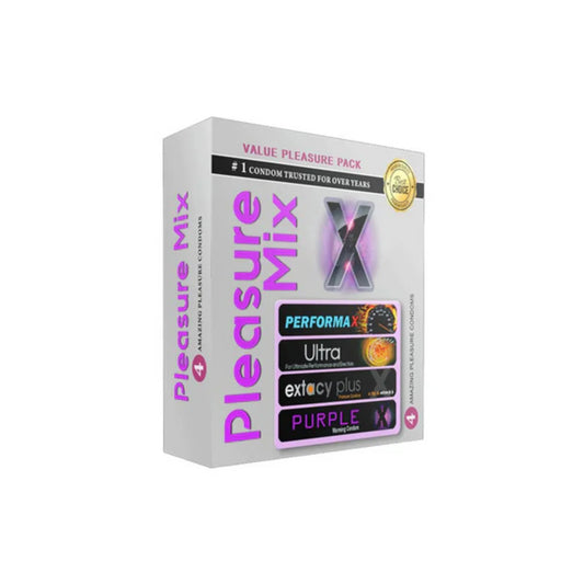Klimax_X_Pleasure_Mix_Condoms_-_Pack_of_4_-_GLORIFLY