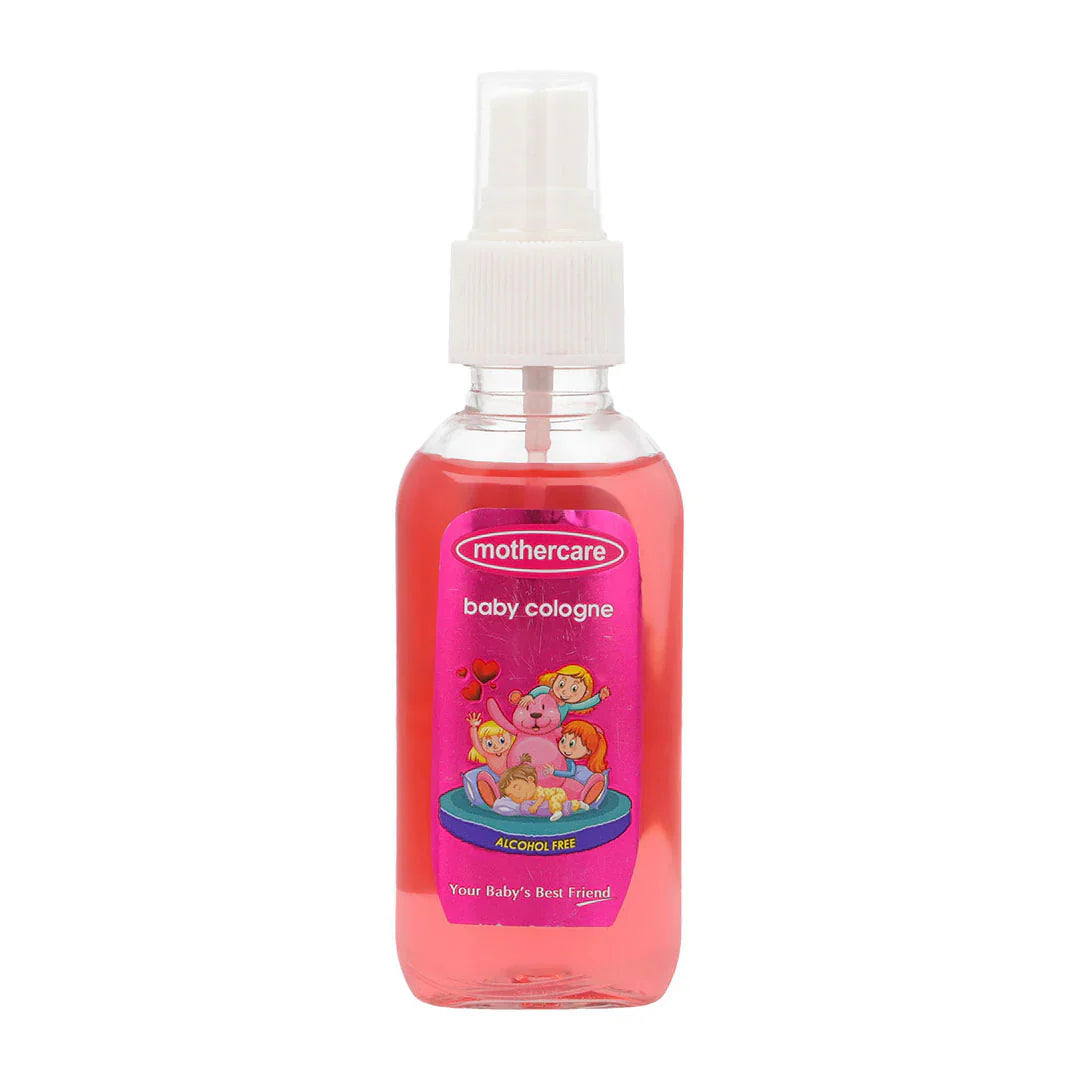 Mothercare baby cologne bottle on a white background

