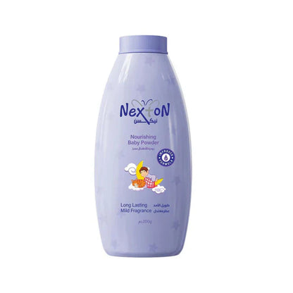 **Glorifly Nexton Baby Powder (Nourishing) – Gentle Moisturizing Talc for Babies, Soft & Smooth Skin, Long-Lasting Comfort & Protection**