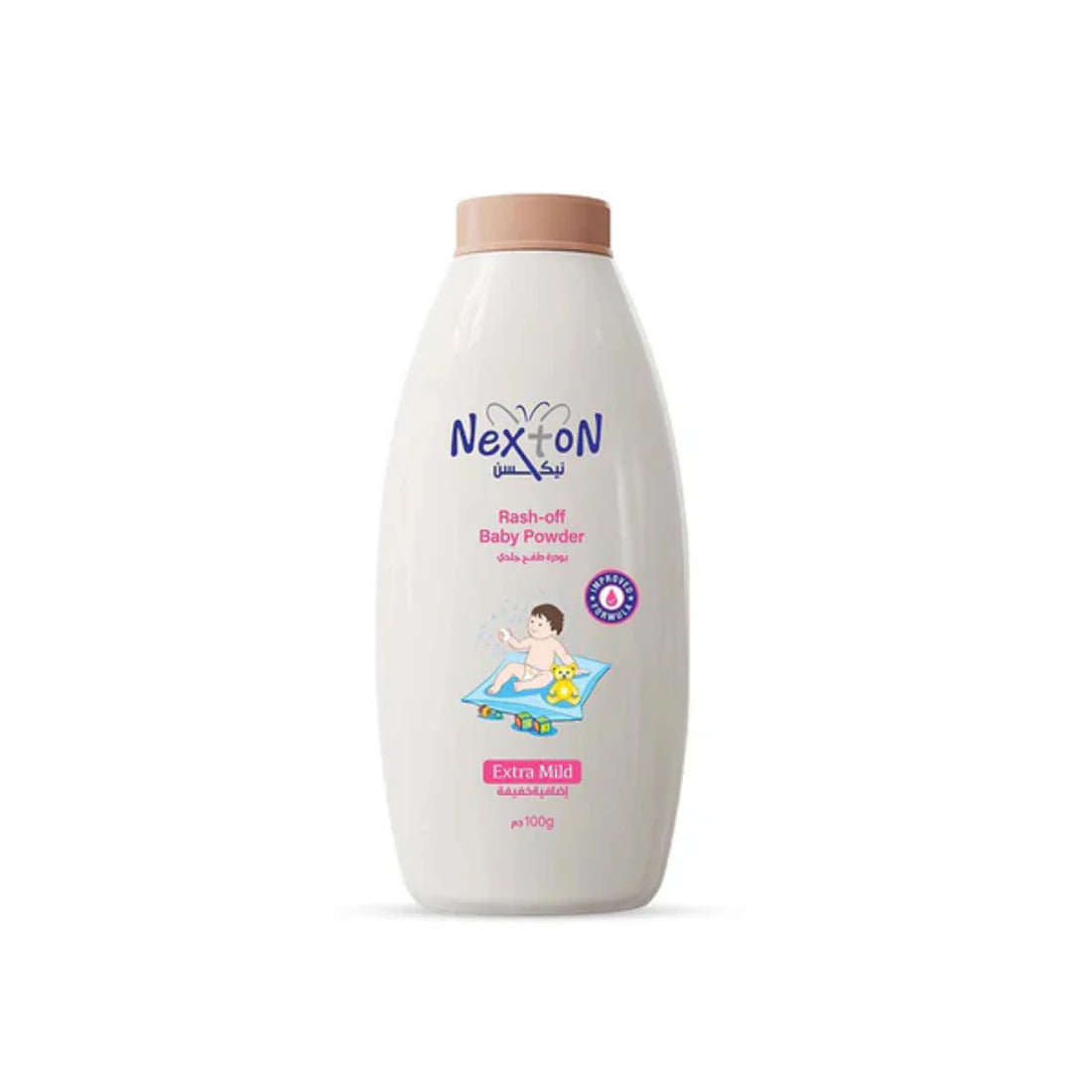 Glorifly Nexton Baby Powder Rash-Off – Anti-Rash & Sweat Absorbing Formula for Babies, Gentle Skin Protection, Soft & Fresh Care