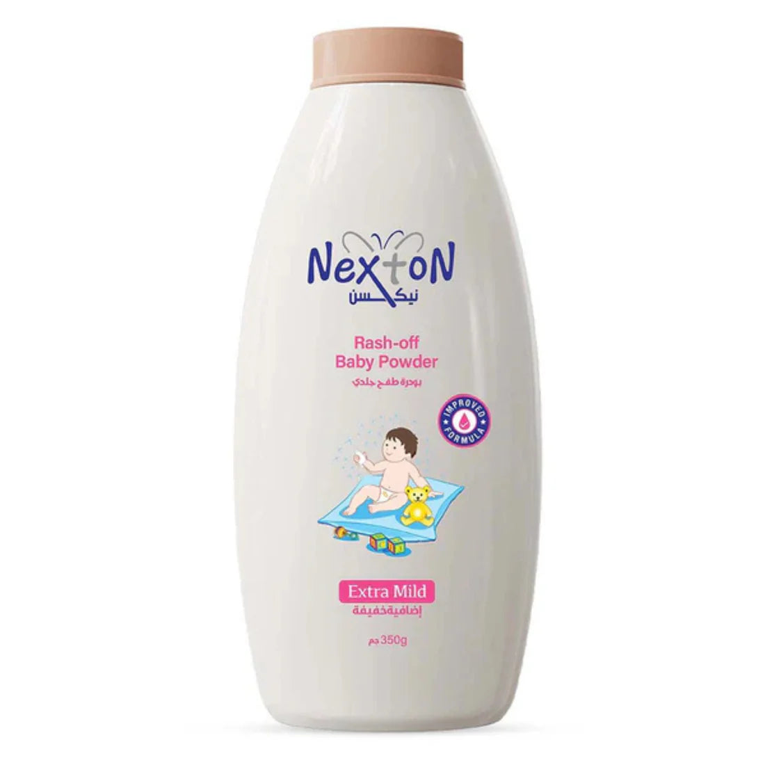 Glorifly Nexton Baby Powder Rash-Off – Anti-Rash & Sweat Absorbing Formula for Babies, Gentle Skin Protection, Soft & Fresh Care