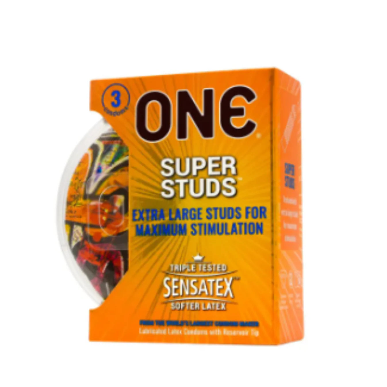 ONE Super Studs Condoms – Designed for Enhanced Pleasure and Sensation.