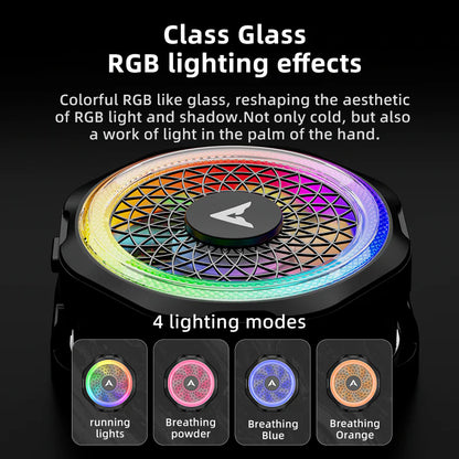 PIVA B25 Gaming Cooling Fan Fast Cooling Phone Cooler RGB for Mobile