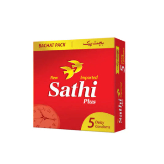 Sathi_Plus_Delay_Condoms_-_Pack_Of_5_-_Bachat_Pack_-_GLORIFLY