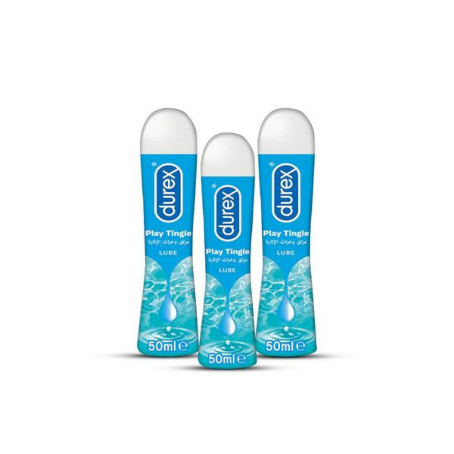 Bundle - Pack of 3 - Durex Play Tingle Lubricant 50ML.