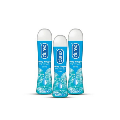 Bundle - Pack of 3 - Durex Play Tingle Lubricant 50ML.