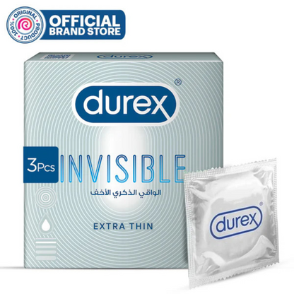 Bundle - Durex - Condoms 3s feather lite + Durex Condom Invisible 3'S.