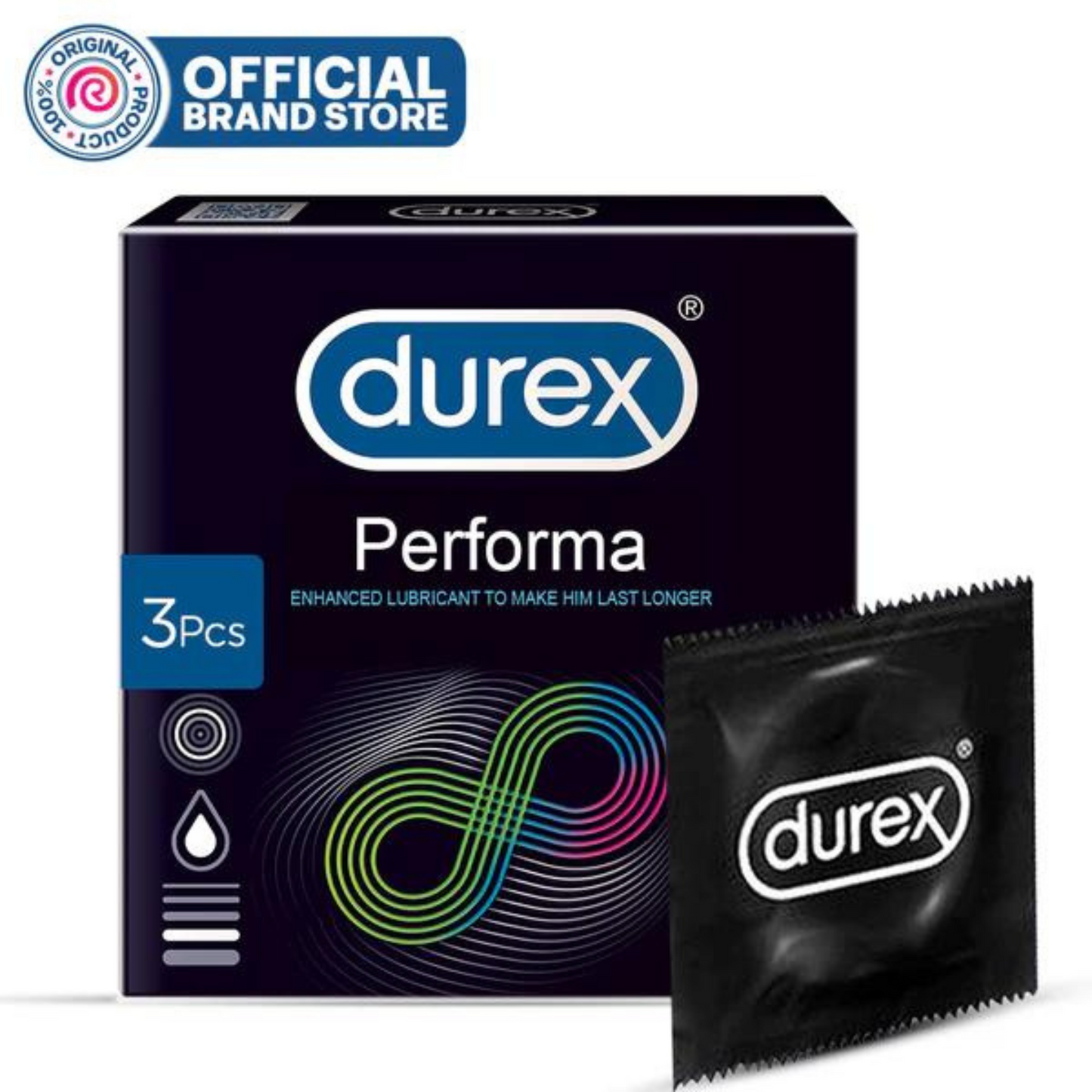 Bundle - Pack of 3 Durex - Condoms 3S Performa.