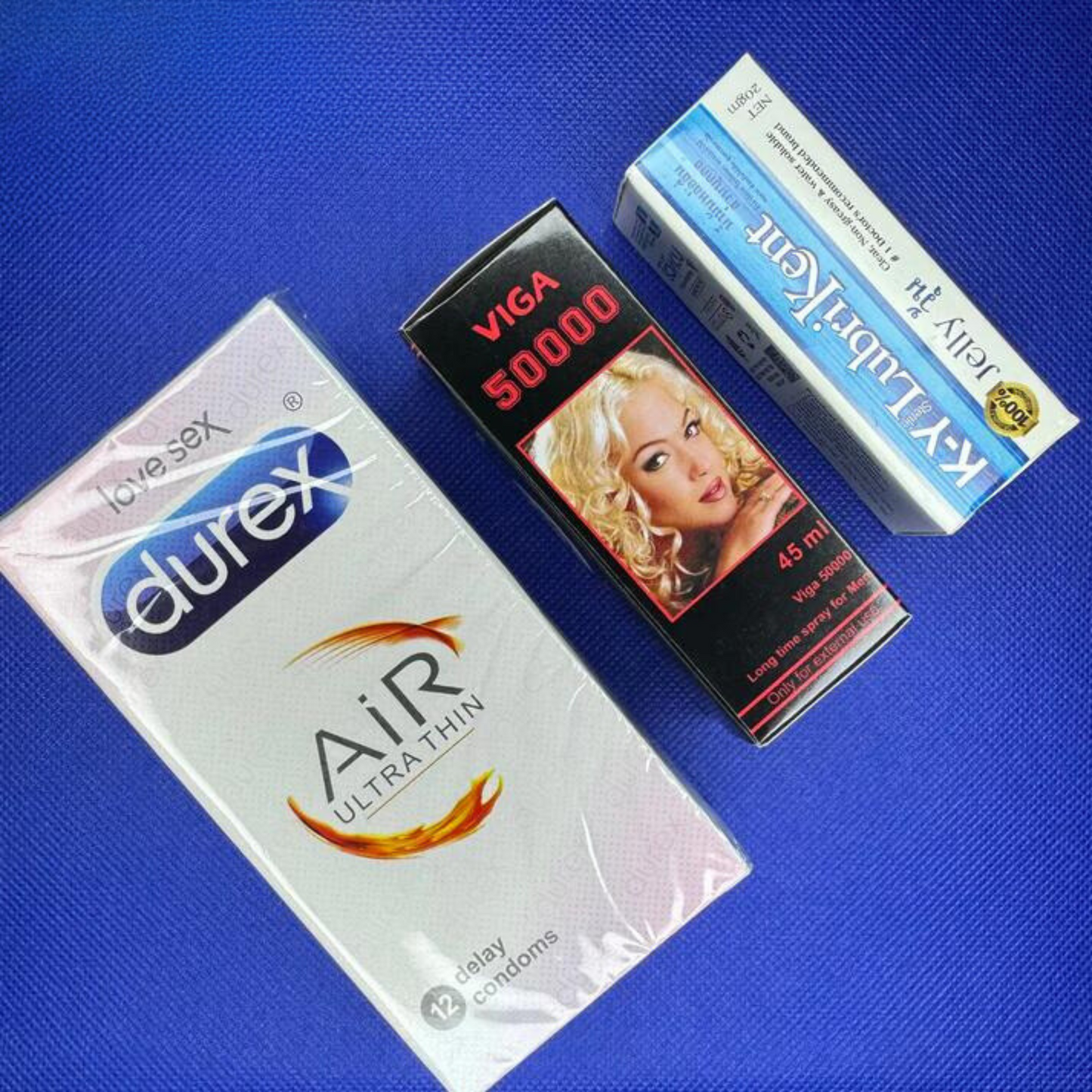 Honey Moon Bundle (Viga 50000 Spray + 12P Durex Condom + Lubricant).