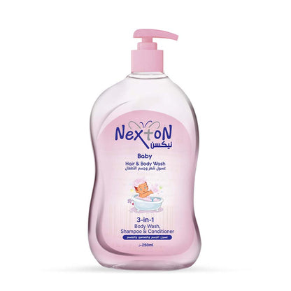 Glorifly Nexton Baby Hair & Body Wash 3-in-1 – Gentle, Tear-Free Baby Cleanser