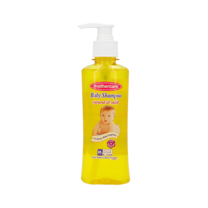 Glorifly Mothercare Baby Shampoo Yellow – Gentle Tear-Free Care for Newborns