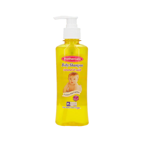 Glorifly Mothercare Baby Shampoo Yellow – Gentle Tear-Free Care for Newborns