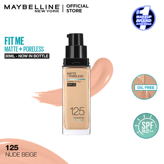 Maybelline NY Fit Me Matte + Poreless Liquid Foundation