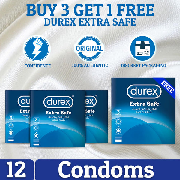 DUREX Extra Safe Buy 3 Get 1 Free.