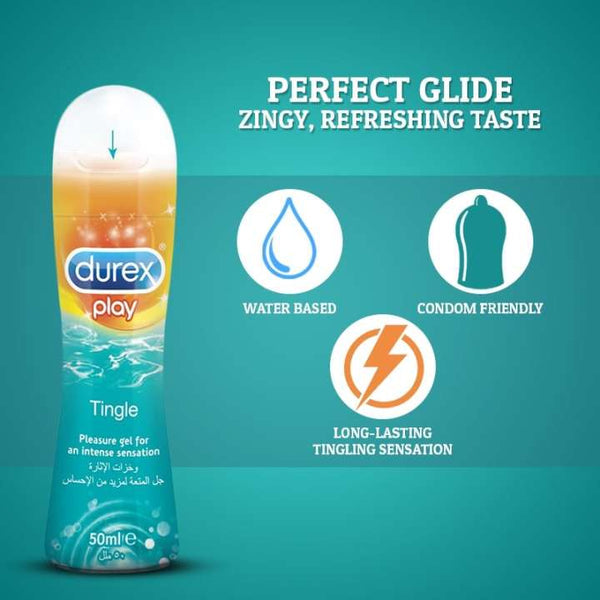 Durex Perfect Glide /Play tingle Lube 50ML.