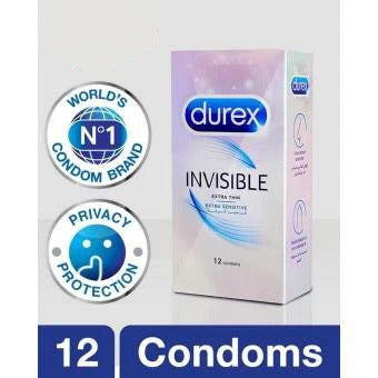 Durex Invisible Condoms Pack of 12s