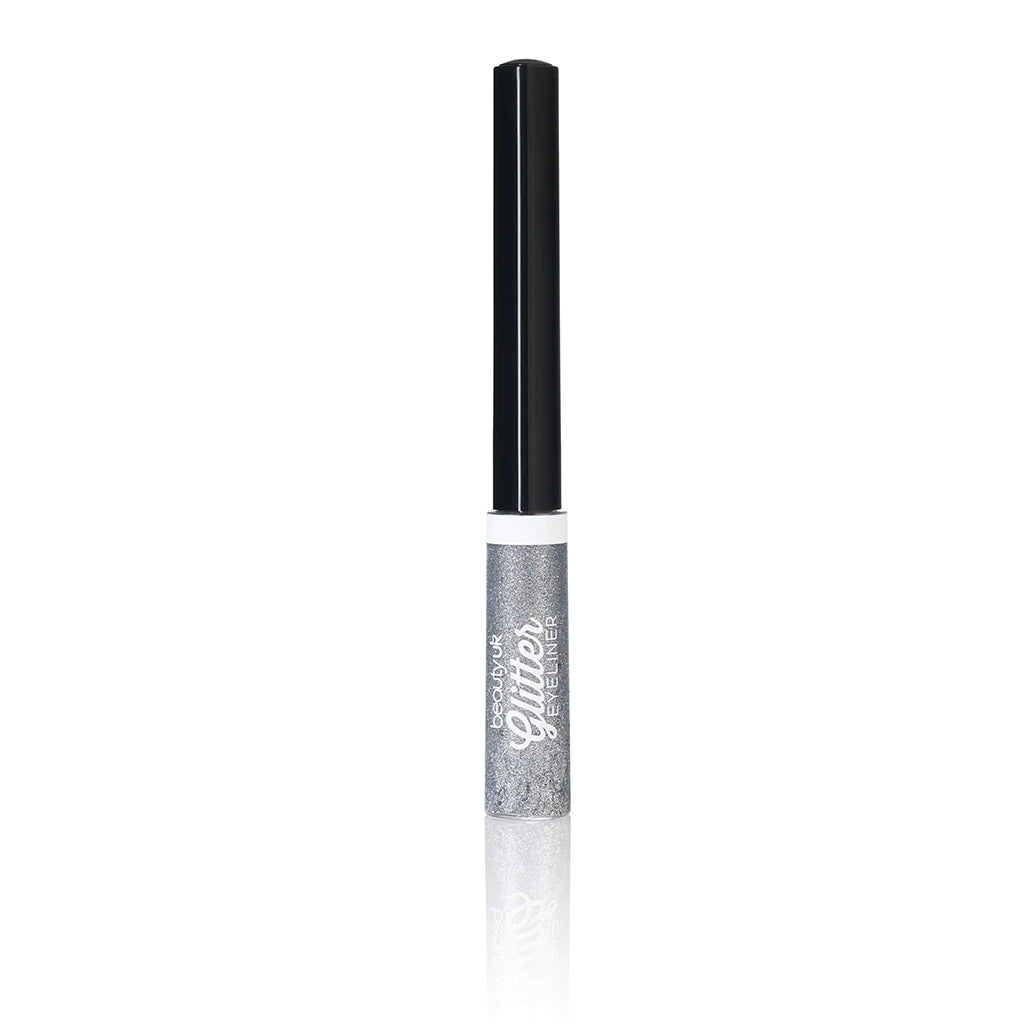 Beauty UK Glitter Liquid Eye Liner No.1 - Silver