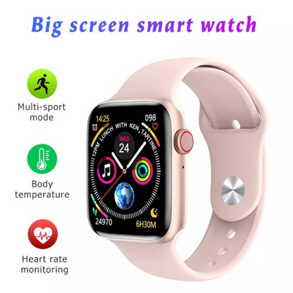 W26 Plus Smart Watch 44mm Size For Apple Watch Men Bluetooth Call 1.75 Inch Screen Rotation Function.
